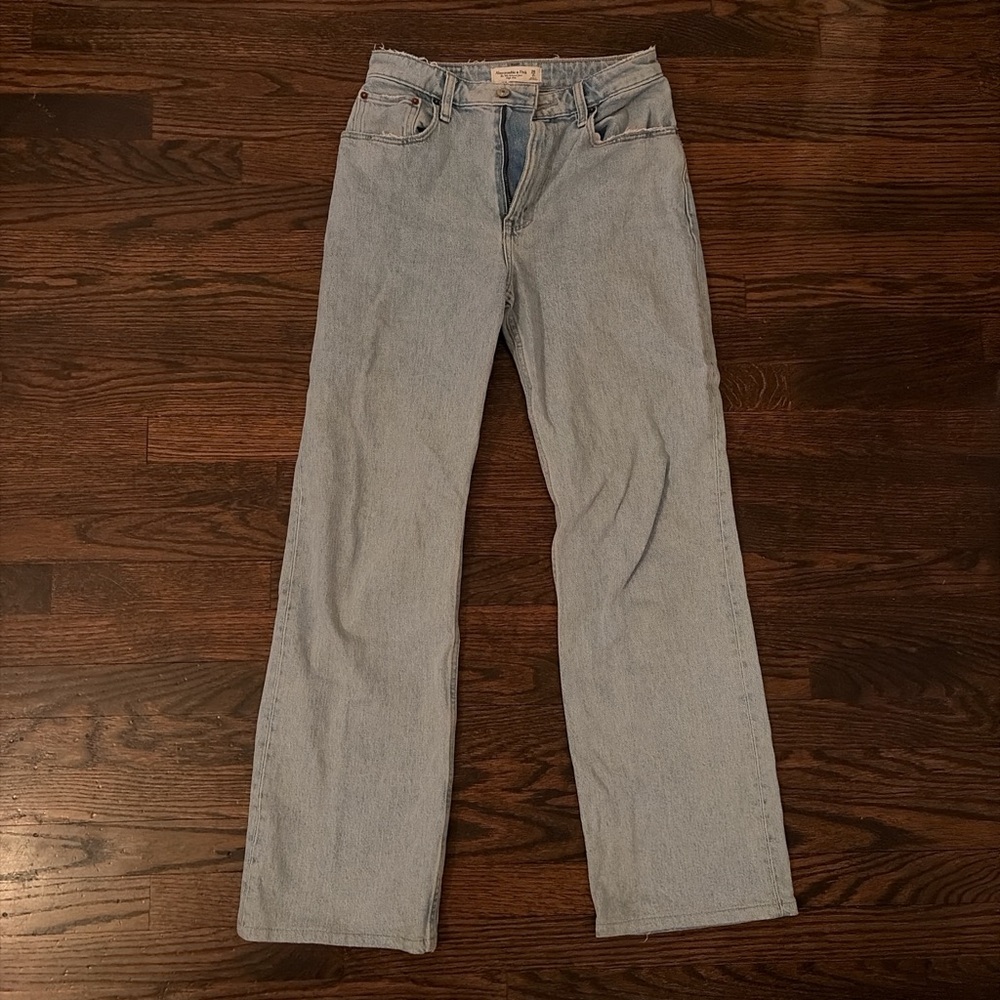 Abercrombie & Fitch Light Blue Straight Leg Jeans